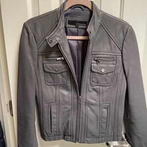 Leather Moto Jacket like new